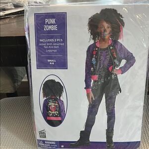 Punk zombie costume